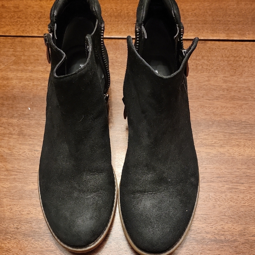 Franco Sarto Black Ankle Booties